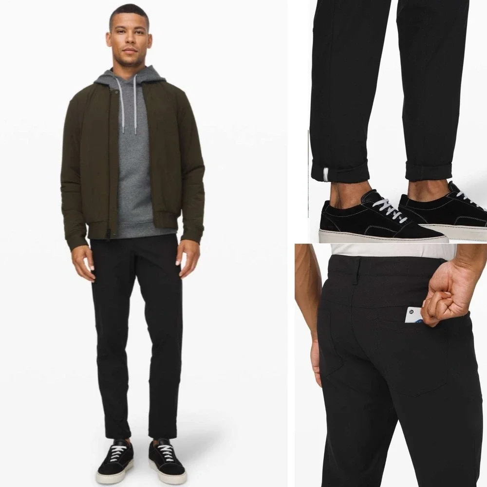 Lululemon ABC‎ Slim-Fit Pant Warpstremen Black (First Release Size 33